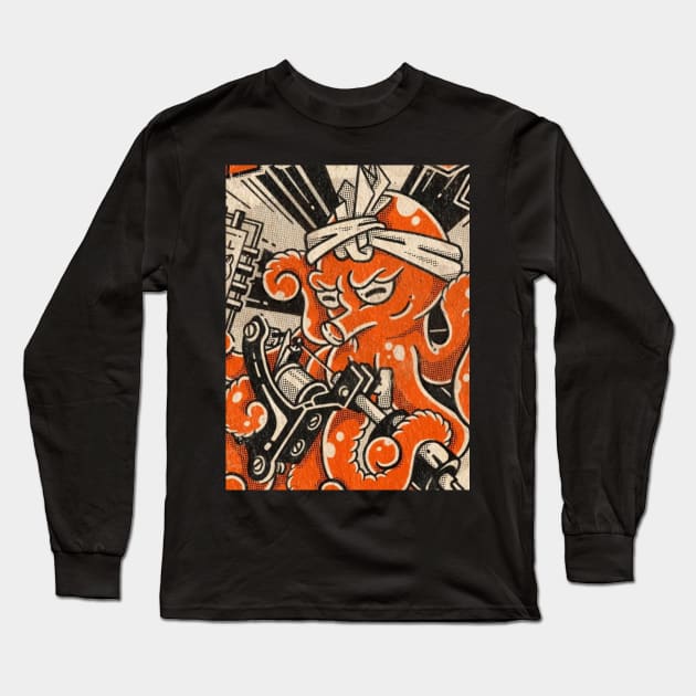 Pulpo tatto Long Sleeve T-Shirt by Vekonn